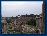 Forum Romanum met Palatijn en boog van Titus op de achtergrond�